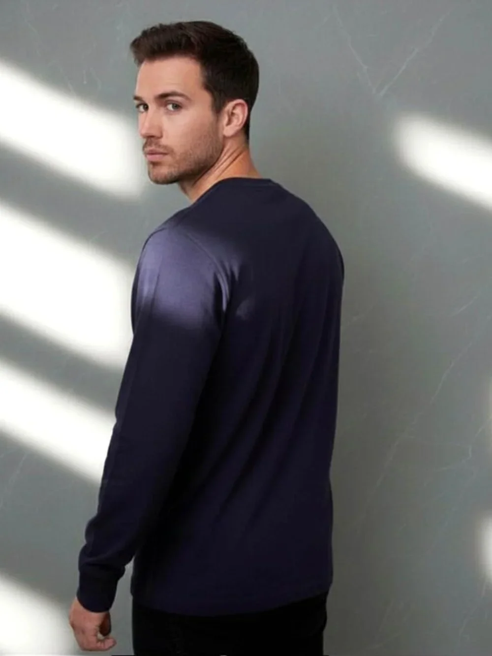 True Religion Shirt, Long Sleeve Tee, Men's Graphic Shirt, Streetwear Shirt, Cot